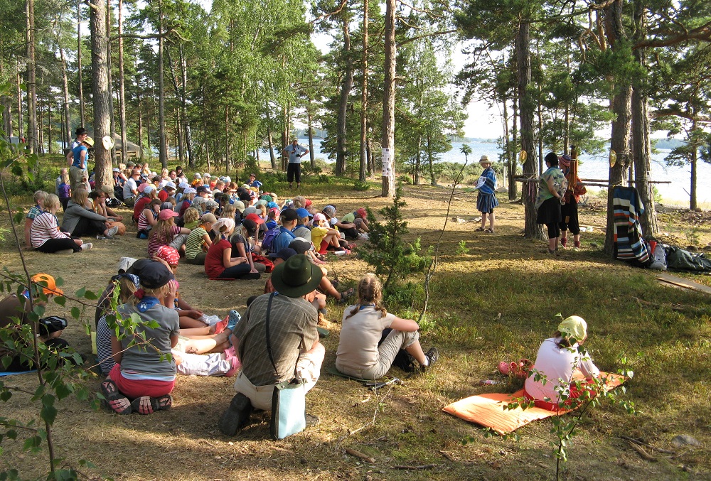 В летнем лагере в Финляндии